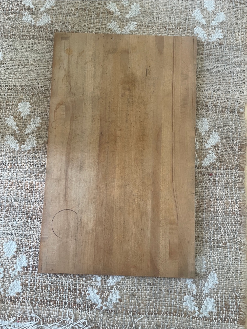 Primitive Rectangle French European-Style Decorative Bread Cutting Board